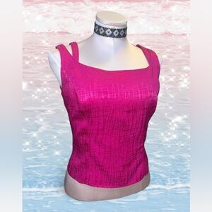 CACHE Alberto Makali Pink Corset Y2k Top Size 10